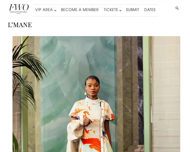 L’Mane Makes a Statement in Paris