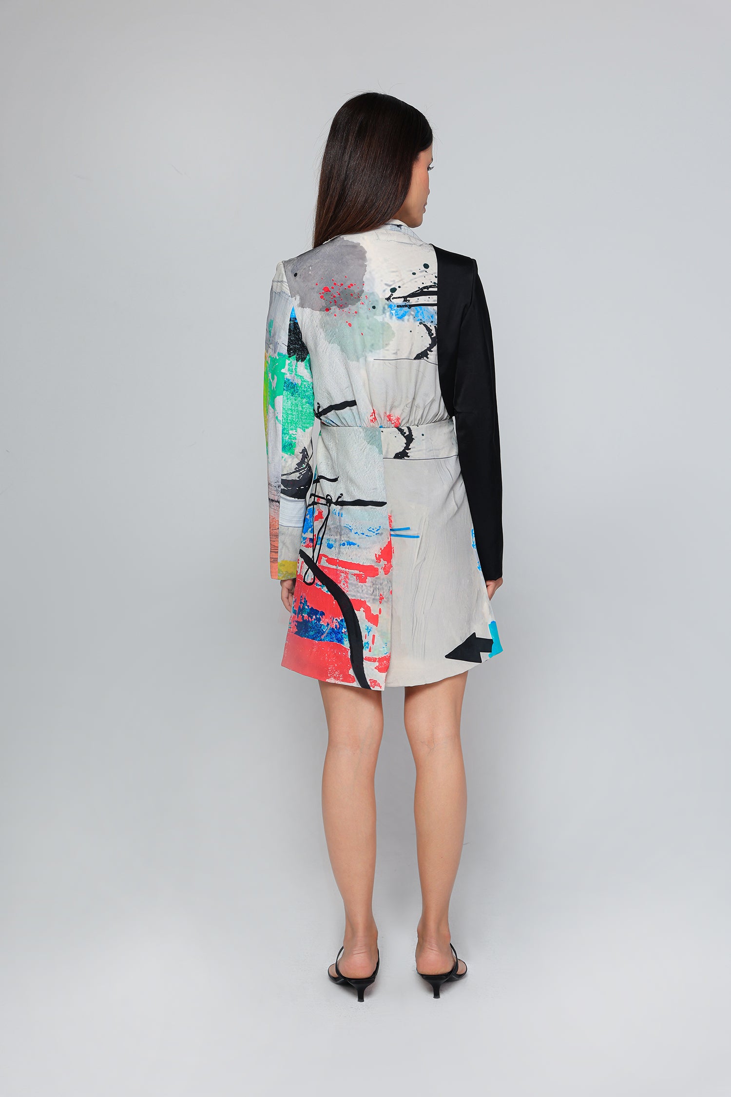 Expressionist Fusion Blazer Dress