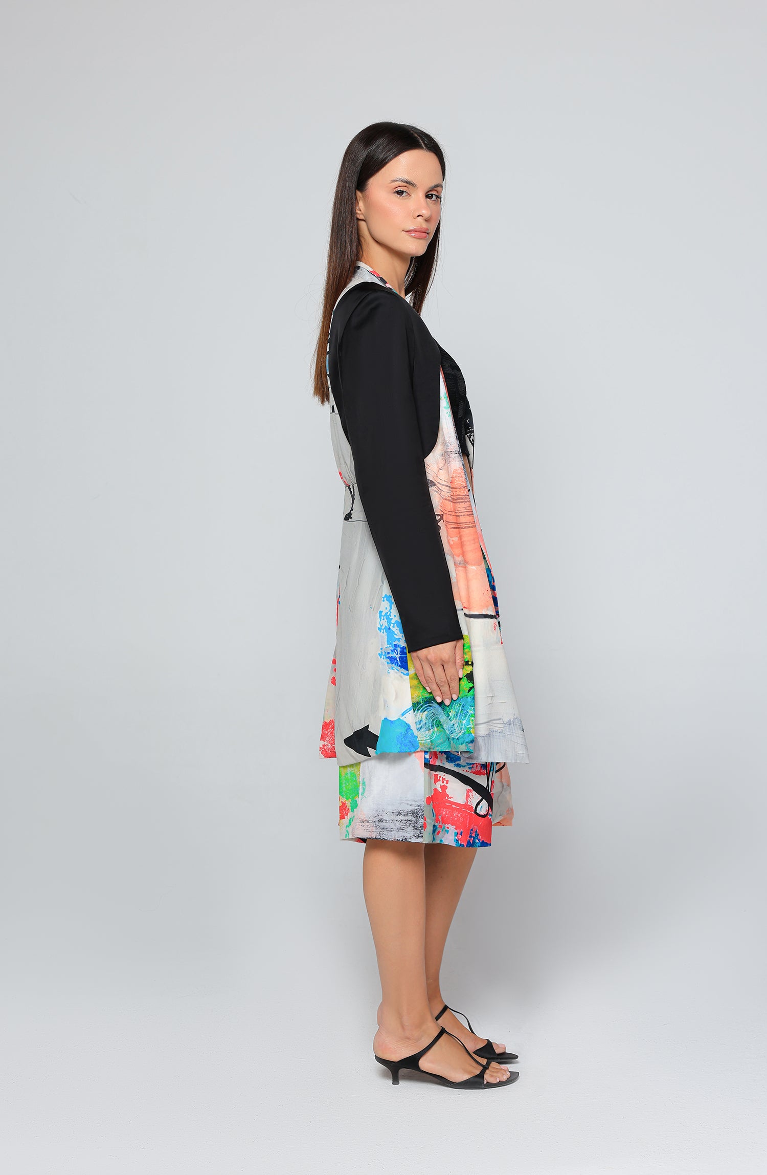 Expressionist Fusion Blazer Dress