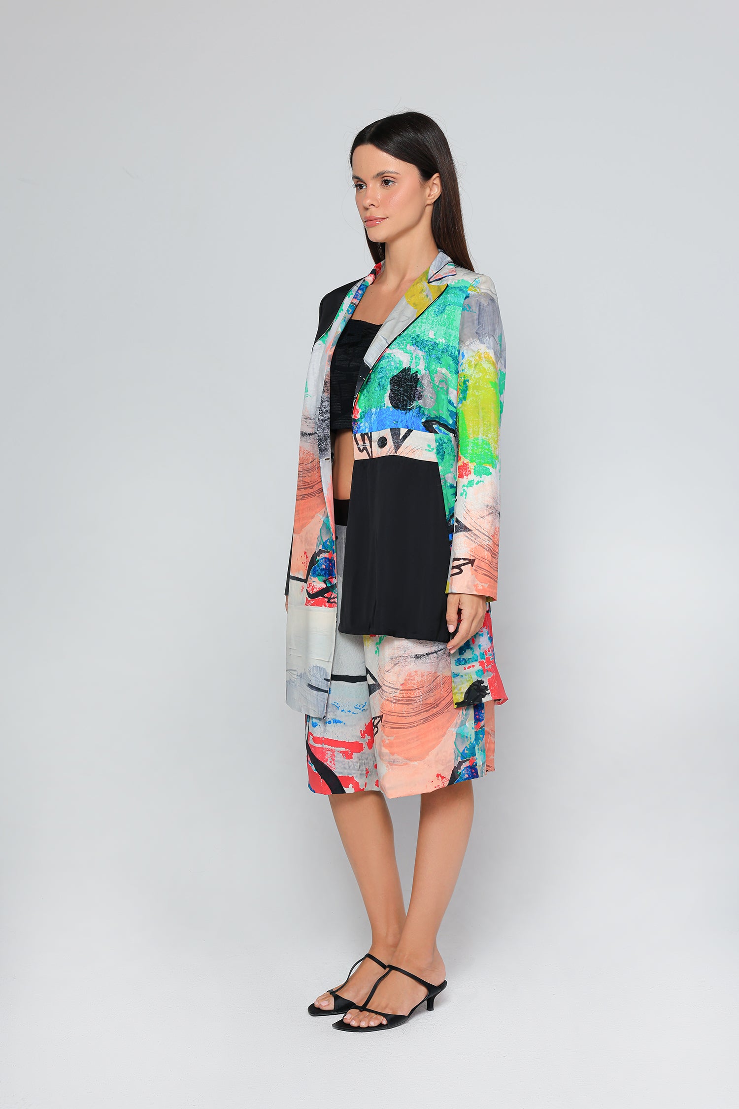 Expressionist Fusion Blazer Dress