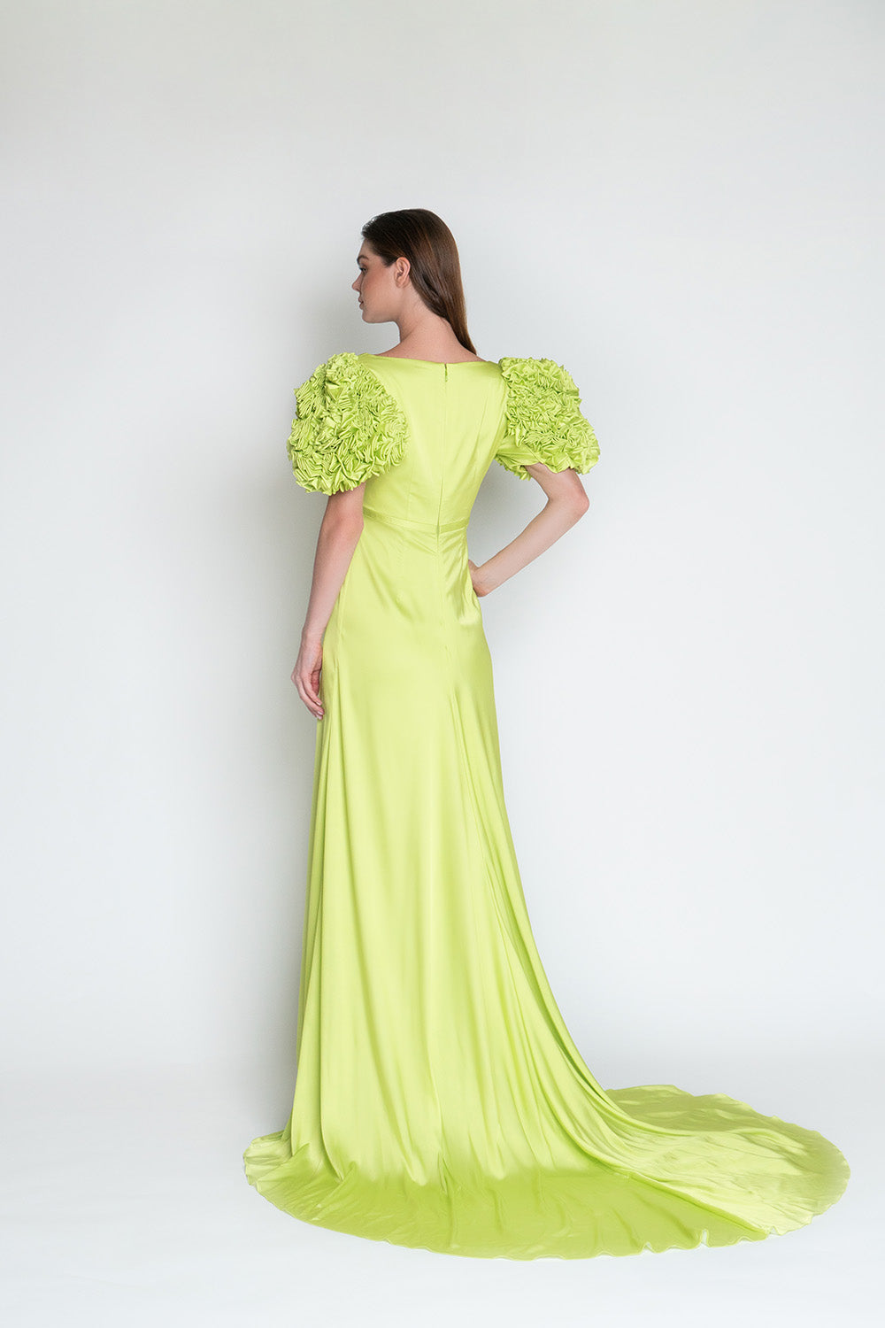 Celeste Lime Gown