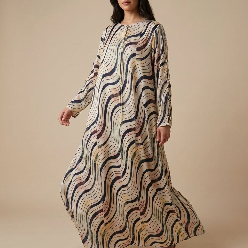 Wave Line Dress