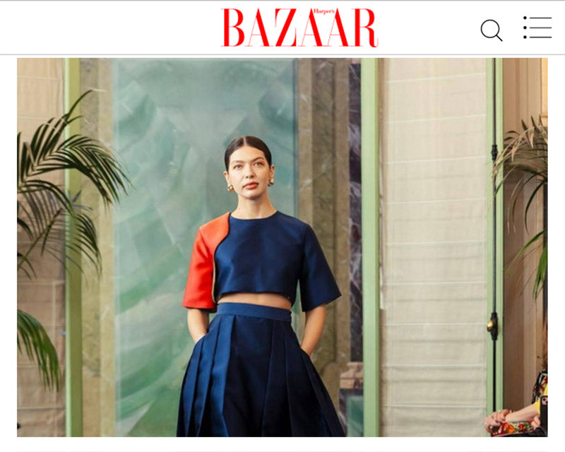 L'Mane Featured in Harper’s Bazaar China for Paris Fashion Week with Flying Solo